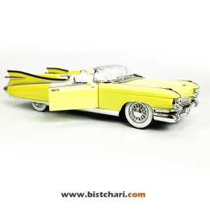 ماکت ماشین کادیلاک Cadillac مدل Eldorado Biarritz Convertible رنگ زرد لیمویی