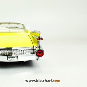 ماکت ماشین کادیلاک Cadillac مدل Eldorado Biarritz Convertible رنگ زرد لیمویی