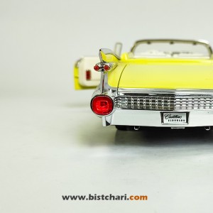 ماکت ماشین کادیلاک Cadillac مدل Eldorado Biarritz Convertible رنگ زرد لیمویی