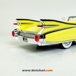 ماکت ماشین کادیلاک Cadillac مدل Eldorado Biarritz Convertible رنگ زرد لیمویی