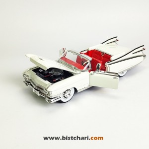ماکت ماشین کادیلاک Cadillac مدل Eldorado Biarritz Convertible رنگ سفید