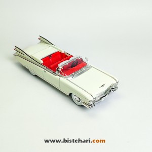 ماکت ماشین کادیلاک Cadillac مدل Eldorado Biarritz Convertible رنگ سفید