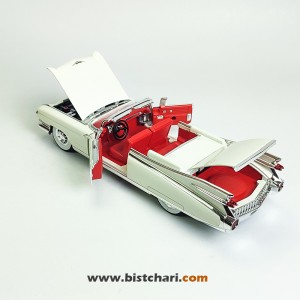 ماکت ماشین کادیلاک Cadillac مدل Eldorado Biarritz Convertible رنگ سفید