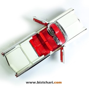 ماکت ماشین کادیلاک Cadillac مدل Eldorado Biarritz Convertible رنگ سفید