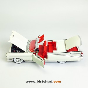 ماکت ماشین کادیلاک Cadillac مدل Eldorado Biarritz Convertible رنگ سفید