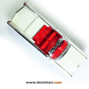 ماکت ماشین کادیلاک Cadillac مدل Eldorado Biarritz Convertible رنگ سفید