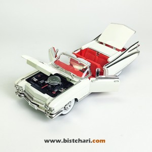 ماکت ماشین کادیلاک Cadillac مدل Eldorado Biarritz Convertible رنگ سفید