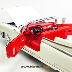 ماکت ماشین کادیلاک Cadillac مدل Eldorado Biarritz Convertible رنگ سفید