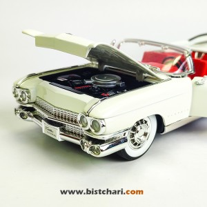 ماکت ماشین کادیلاک Cadillac مدل Eldorado Biarritz Convertible رنگ سفید