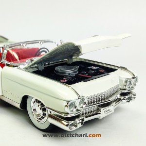 ماکت ماشین کادیلاک Cadillac مدل Eldorado Biarritz Convertible رنگ سفید