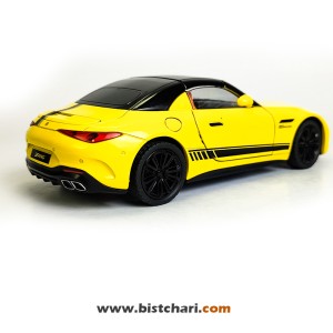 ماکت ماشین مرسدس بنز  Mercedes-Benz مدل AMG SL63 رنگ زرد