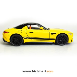 ماکت ماشین مرسدس بنز  Mercedes-Benz مدل AMG SL63 رنگ زرد