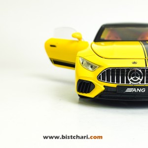 ماکت ماشین مرسدس بنز  Mercedes-Benz مدل AMG SL63 رنگ زرد