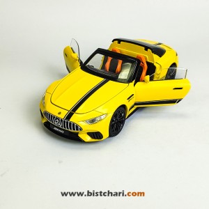 ماکت ماشین مرسدس بنز  Mercedes-Benz مدل AMG SL63 رنگ زرد