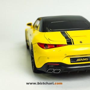 ماکت ماشین مرسدس بنز  Mercedes-Benz مدل AMG SL63 رنگ زرد