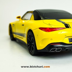 ماکت ماشین مرسدس بنز  Mercedes-Benz مدل AMG SL63 رنگ زرد