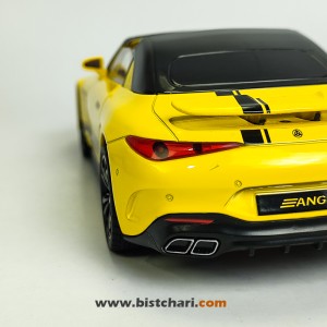 ماکت ماشین مرسدس بنز  Mercedes-Benz مدل AMG SL63 رنگ زرد
