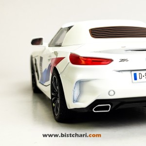 ماکت ماشین بی ام و BMW مدل Z4 M40I رنگ سفید