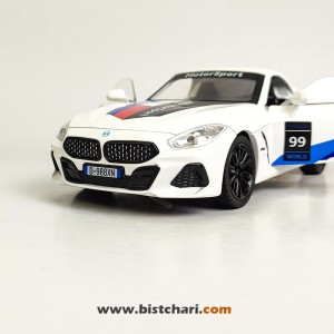 ماکت ماشین بی ام و BMW مدل Z4 M40I رنگ سفید