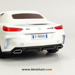 ماکت ماشین بی ام و BMW مدل Z4 M40I رنگ سفید