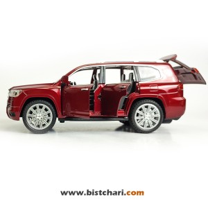 ماکت ماشین تویوتا Toyota مدل لندکروزر Land Cruiser 300 رنگ زرشکی