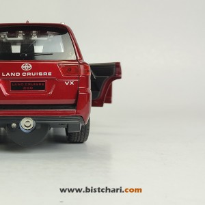 ماکت ماشین تویوتا Toyota مدل لندکروزر Land Cruiser 300 رنگ زرشکی