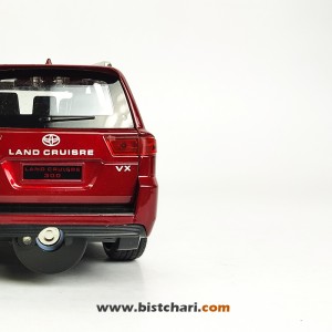 ماکت ماشین تویوتا Toyota مدل لندکروزر Land Cruiser 300 رنگ زرشکی