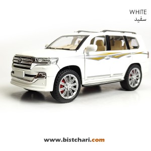 ماکت ماشین تویوتا Toyota مدل لندکروزر Land Cruiser 200 V8 رنگ سفید