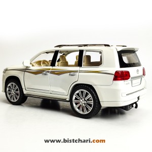 ماکت ماشین تویوتا Toyota مدل لندکروزر Land Cruiser 200 V8 رنگ سفید