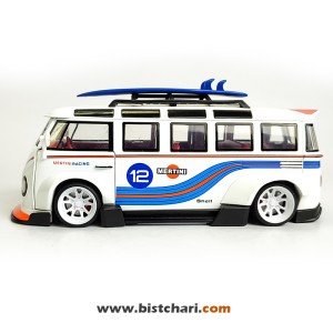 ماکت ماشین فولکس واگن Volkswagen مدل T1(Type 2) رنگ سفید
