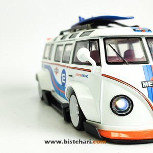 ماکت ماشین فولکس واگن Volkswagen مدل T1(Type 2) رنگ سفید