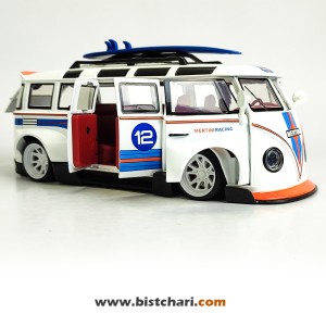 ماکت ماشین فولکس واگن Volkswagen مدل T1(Type 2) رنگ سفید