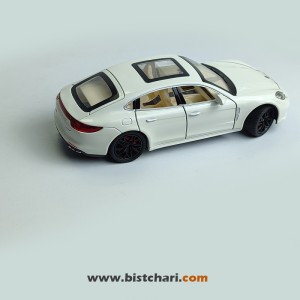 ماکت ماشین پورشه Porsche مدل پانامرا Panamera رنگ سفید