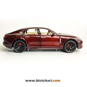 ماکت ماشین پورشه Porsche مدل پانامرا Panamera رنگ زرشکی