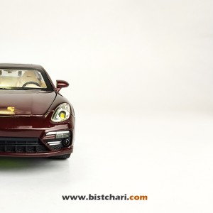 ماکت ماشین پورشه Porsche مدل پانامرا Panamera رنگ زرشکی