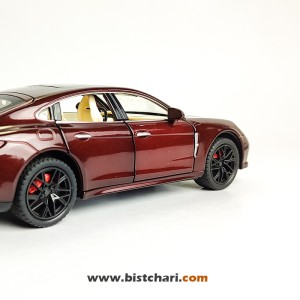 ماکت ماشین پورشه Porsche مدل پانامرا Panamera رنگ زرشکی