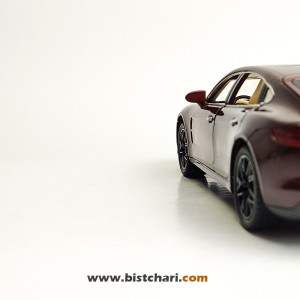 ماکت ماشین پورشه Porsche مدل پانامرا Panamera رنگ زرشکی