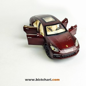 ماکت ماشین پورشه Porsche مدل پانامرا Panamera رنگ زرشکی