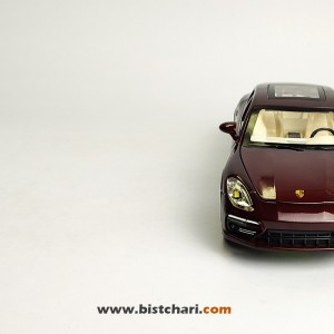 ماکت ماشین پورشه Porsche مدل پانامرا Panamera رنگ زرشکی
