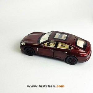 ماکت ماشین پورشه Porsche مدل پانامرا Panamera رنگ زرشکی