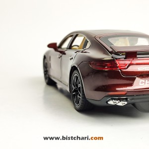 ماکت ماشین پورشه Porsche مدل پانامرا Panamera رنگ زرشکی