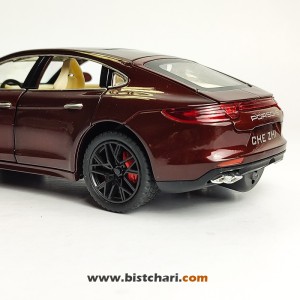 ماکت ماشین پورشه Porsche مدل پانامرا Panamera رنگ زرشکی