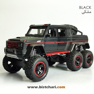 ماکت ماشین مرسدس بنز  Mercedes-Benz مدل G63 AMG 6x6 رنگ مشکی