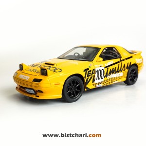 ماکت ماشین مزدا Mazda مدل RX-7 رنگ زرد