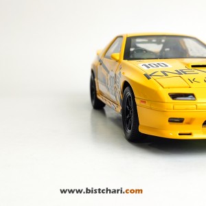 ماکت ماشین مزدا Mazda مدل RX-7 رنگ زرد