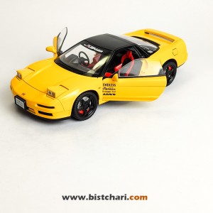 ماکت ماشین هوندا Honda مدل NSX NA1/NA2 رنگ زرد