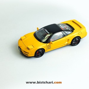 ماکت ماشین هوندا Honda مدل NSX NA1/NA2 رنگ زرد