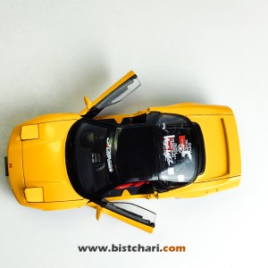 ماکت ماشین هوندا Honda مدل NSX NA1/NA2 رنگ زرد