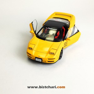 ماکت ماشین هوندا Honda مدل NSX NA1/NA2 رنگ زرد