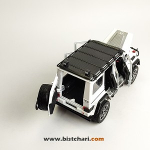 ماکت ماشین مرسدس بنز  Mercedes-Benz مدل (G-Class (Brabus Adventure رنگ سفید